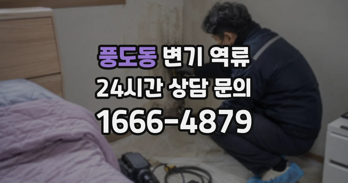 풍도동 변기 역류