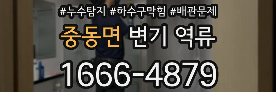 중동면 변기 역류