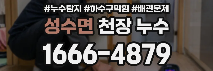 성수면 천장 누수