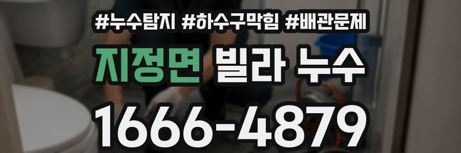 지정면 빌라 누수