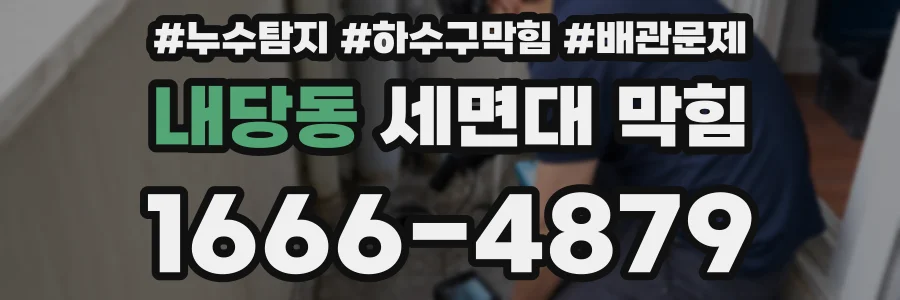내당동 세면대 막힘