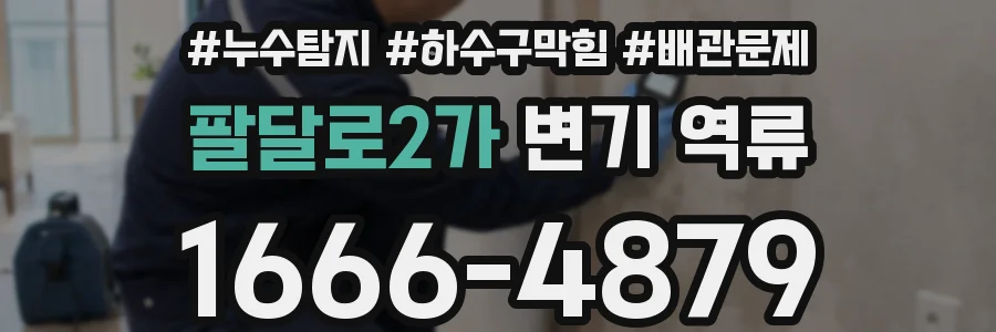 팔달로2가 변기 역류