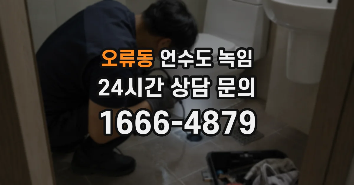 오류동 언수도 녹임
