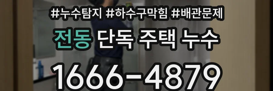 전동 단독 주택 누수