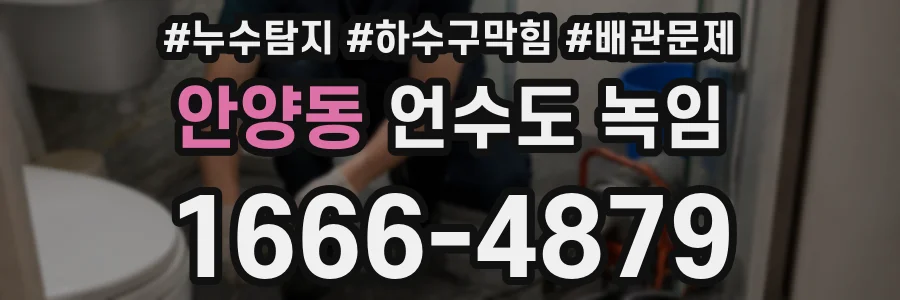 안양동 언수도 녹임