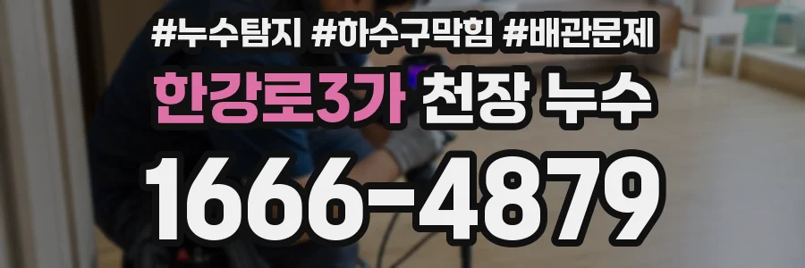 한강로3가 천장 누수