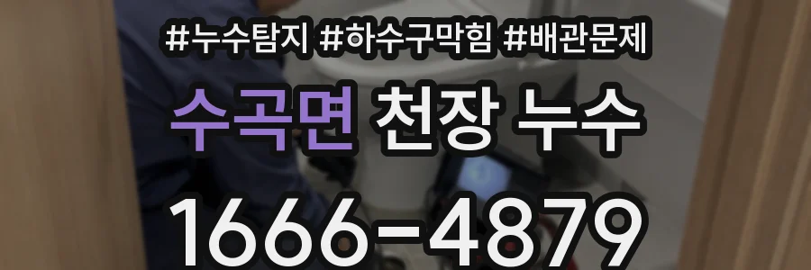수곡면 천장 누수