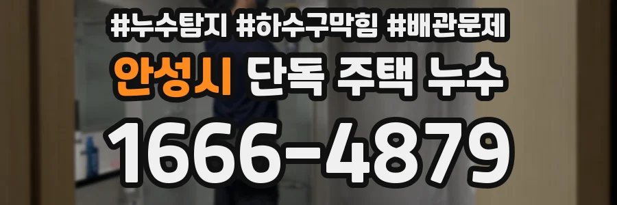 안성시 단독 주택 누수