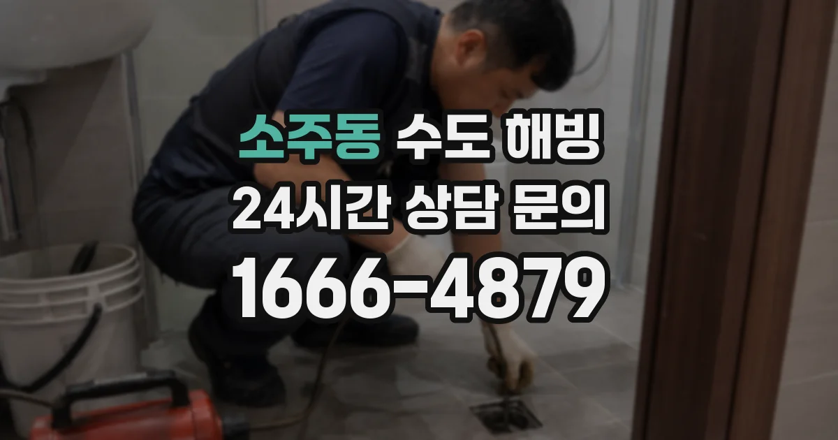 소주동 수도 해빙
