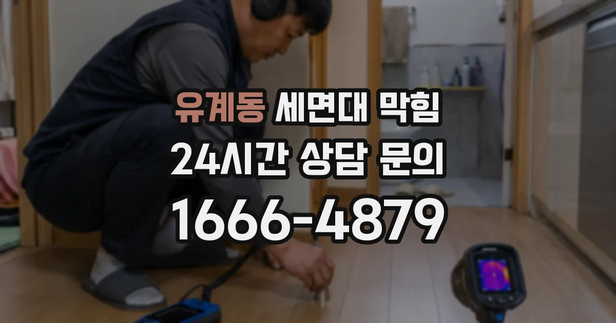유계동 세면대 막힘