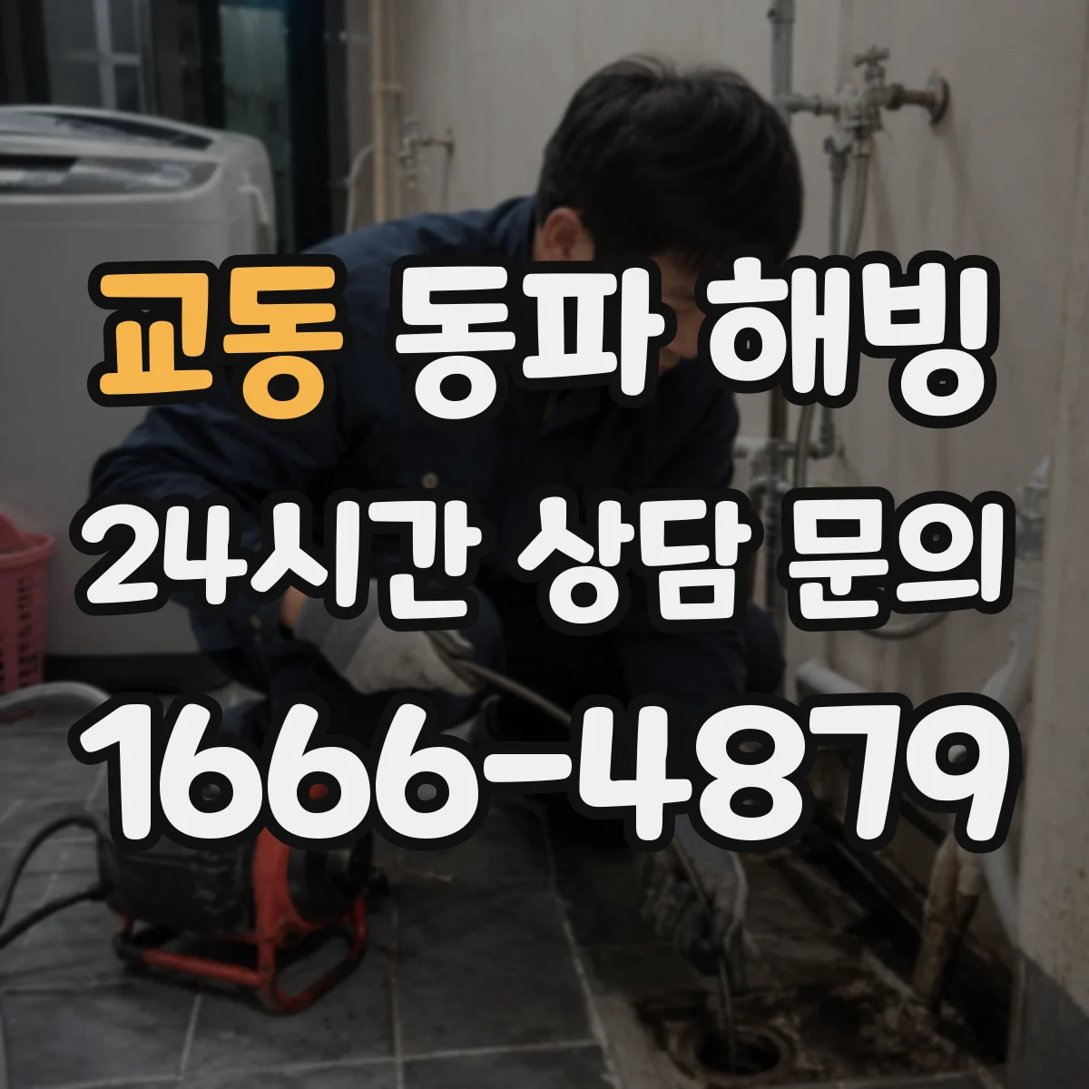 교동 동파 해빙