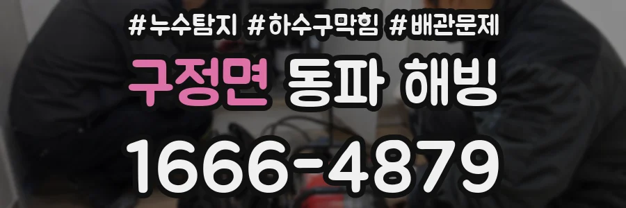구정면 동파 해빙