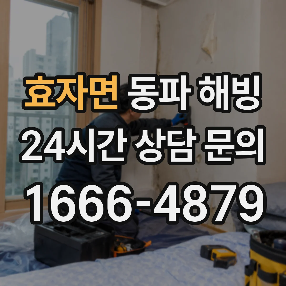 효자면 동파 해빙