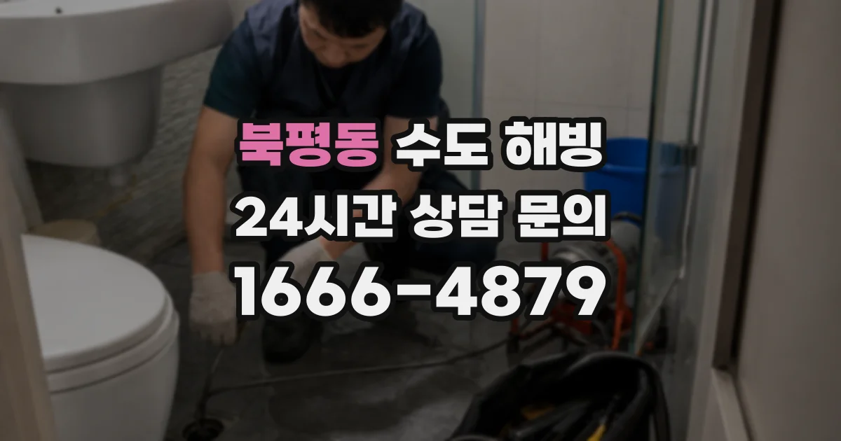 북평동 수도 해빙