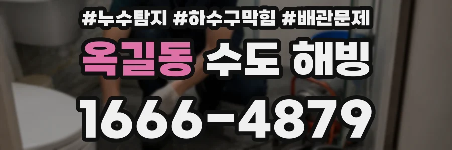 옥길동 수도 해빙