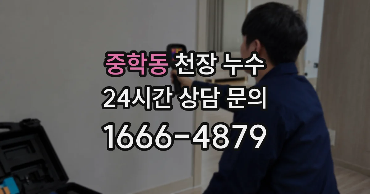 중학동 천장 누수