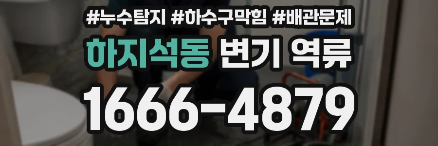 하지석동 변기 역류