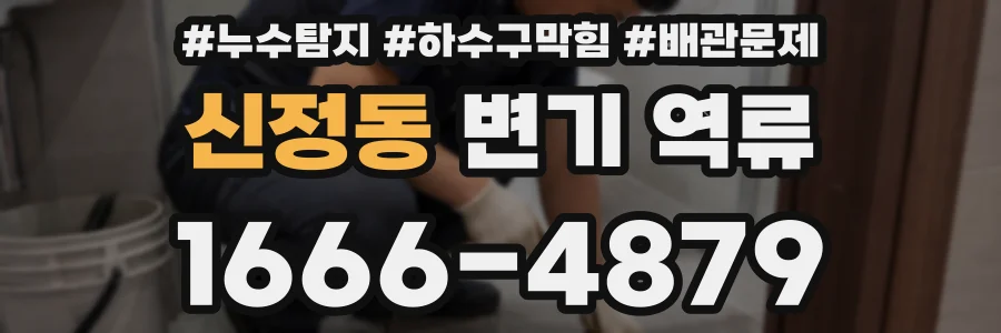 신정동 변기 역류