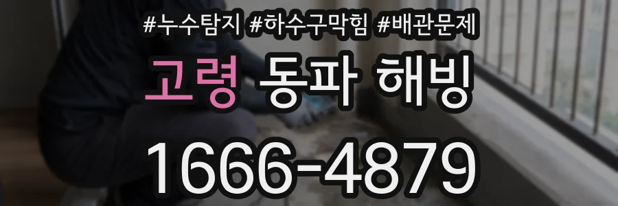 고령 동파 해빙
