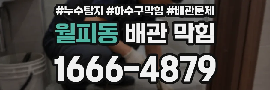 월피동 배관 막힘