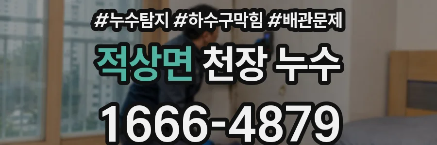적상면 천장 누수