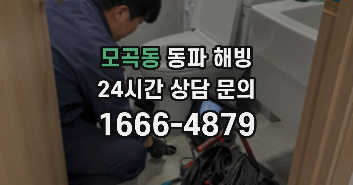모곡동 동파 해빙