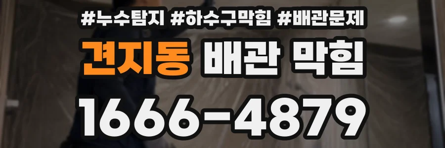 견지동 배관 막힘
