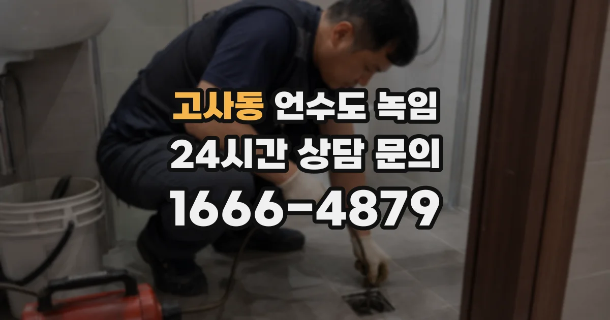 고사동 언수도 녹임