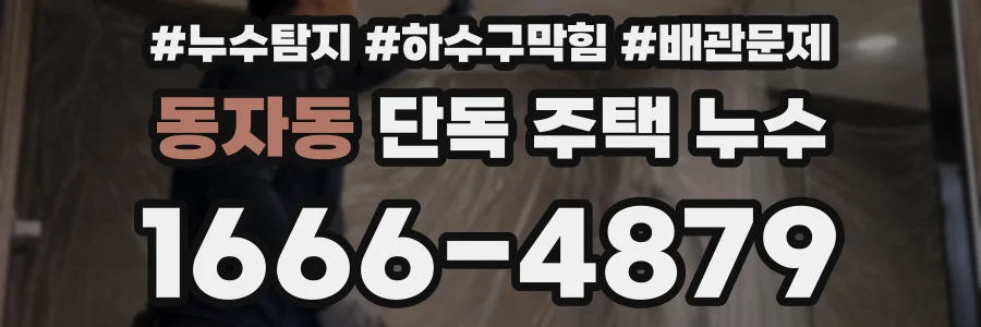동자동 단독 주택 누수