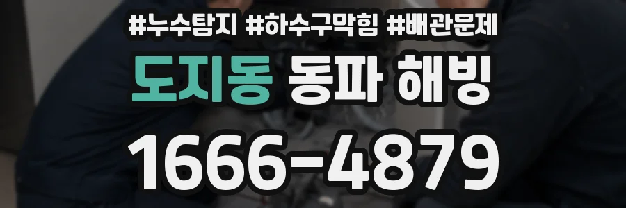 도지동 동파 해빙