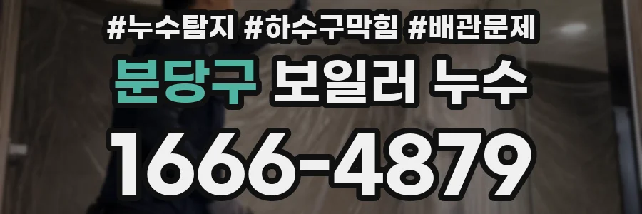 분당구 보일러 누수