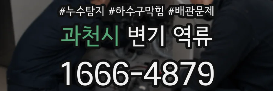 과천시 변기 역류
