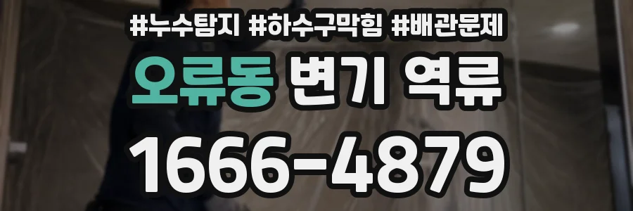 오류동 변기 역류