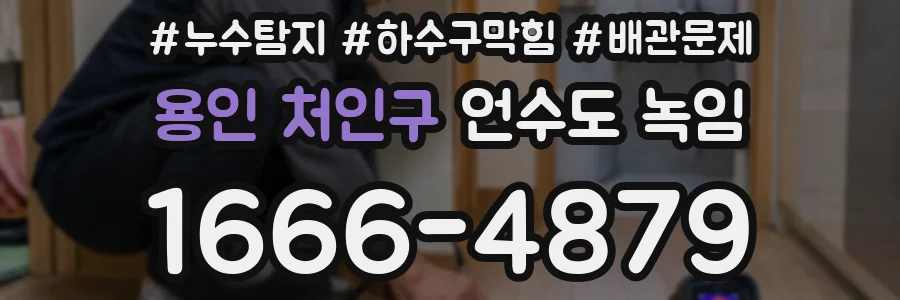 용인 처인구 언수도 녹임