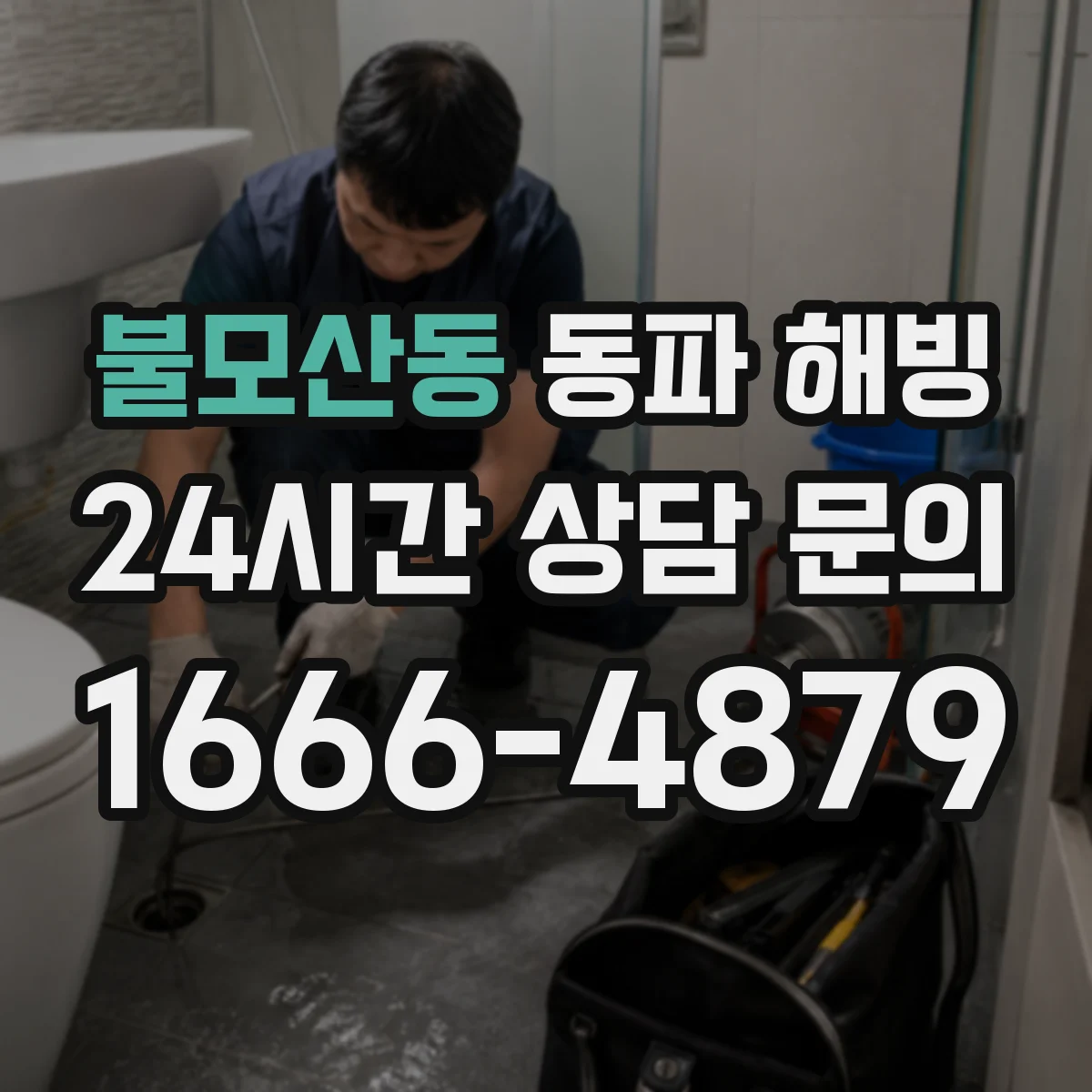 불모산동 동파 해빙