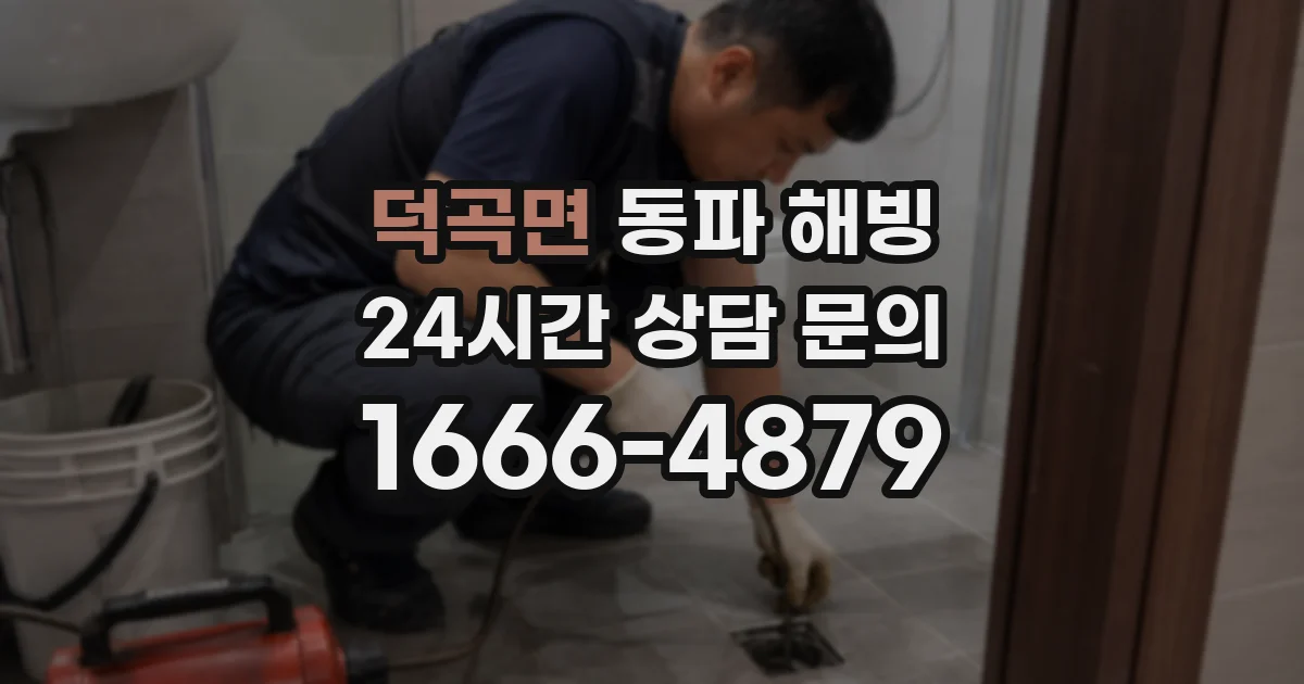 덕곡면 동파 해빙