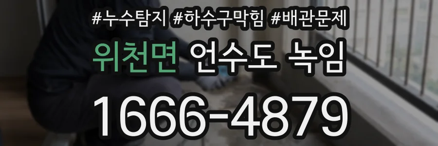 위천면 언수도 녹임