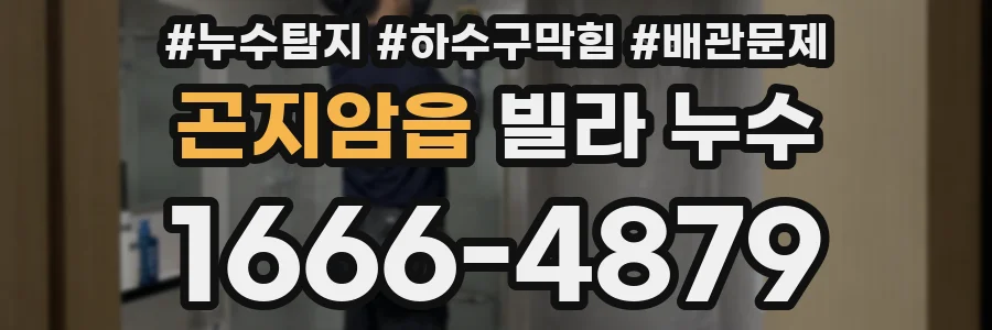 곤지암읍 빌라 누수