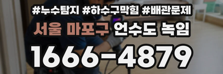 서울 마포구 언수도 녹임