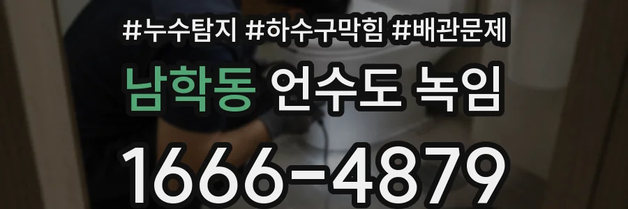 남학동 언수도 녹임
