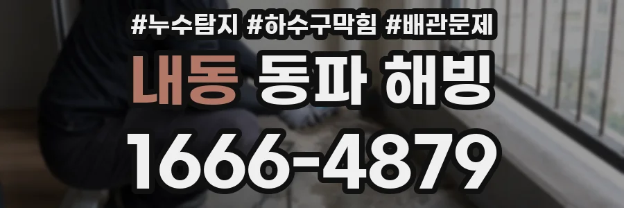 내동 동파 해빙