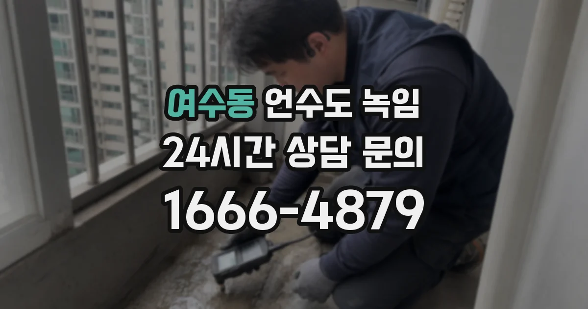 여수동 언수도 녹임