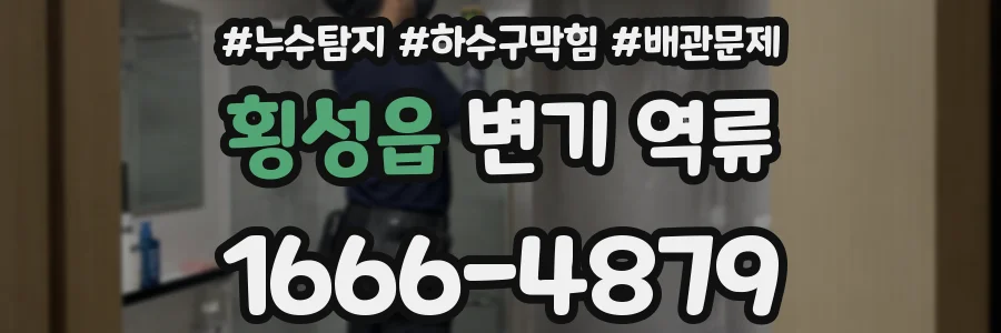 횡성읍 변기 역류