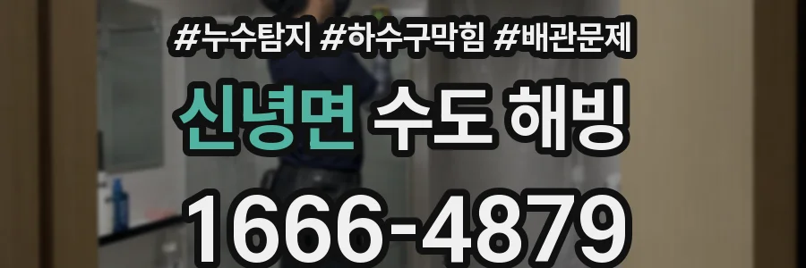 신녕면 수도 해빙