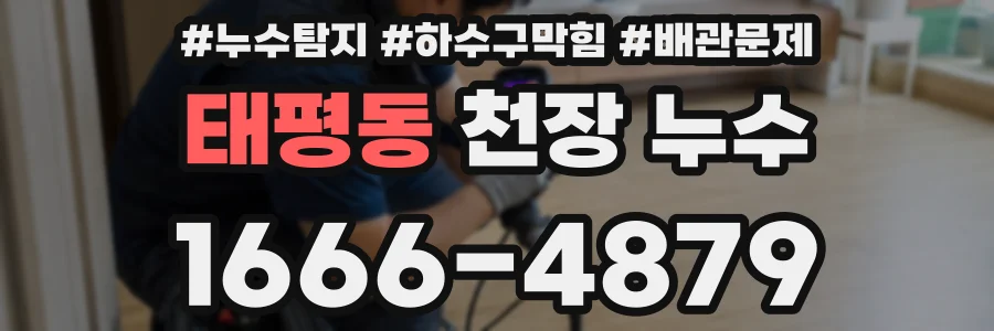 태평동 천장 누수