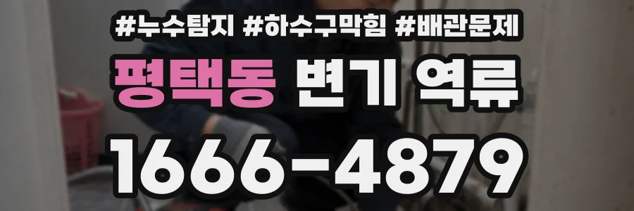 평택동 변기 역류