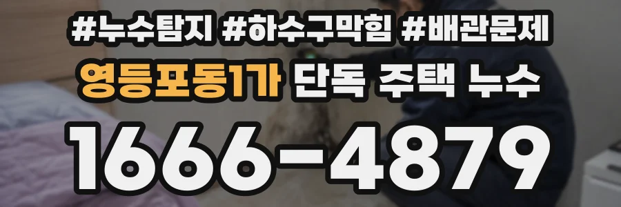 영등포동1가 단독 주택 누수