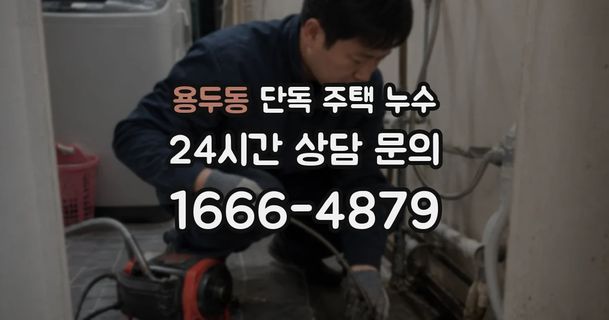 용두동 단독 주택 누수