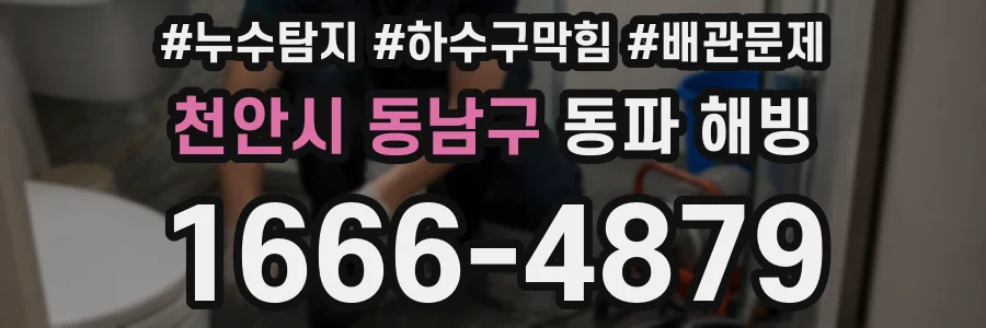 천안시 동남구 동파 해빙