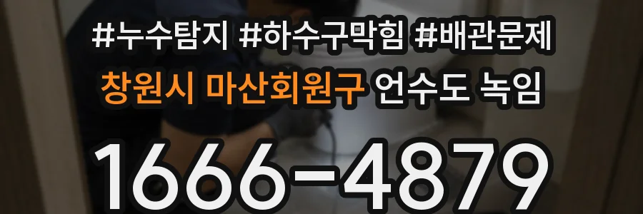 창원시 마산회원구 언수도 녹임